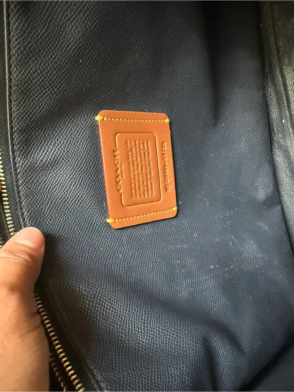 Authentic Leather Coach Purse